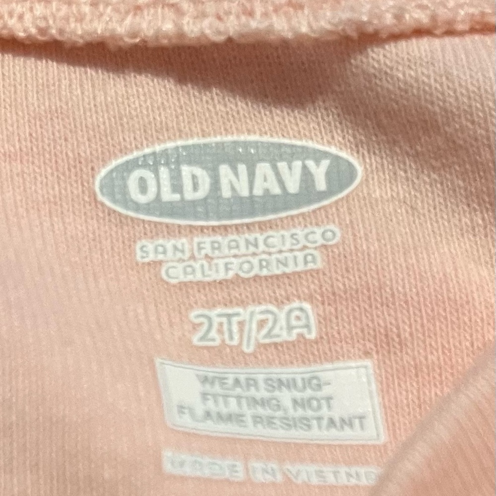 NWT Old Navy 2 Piece Set Pink top and pants Girls 2T - Picture 2 of 3